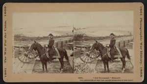 "Old Tecumseh", general Sherman, på unionslinjen nära Atlanta, 1864